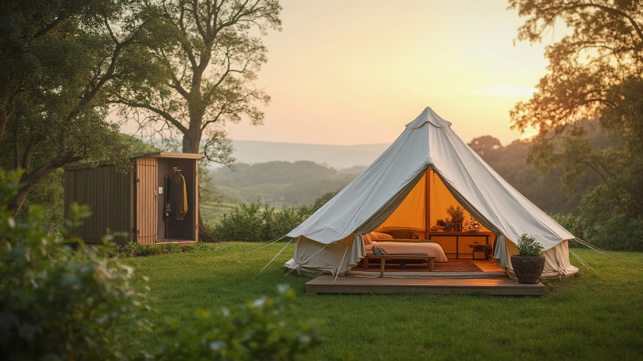 Do Glamping Tents Come with Toilets?