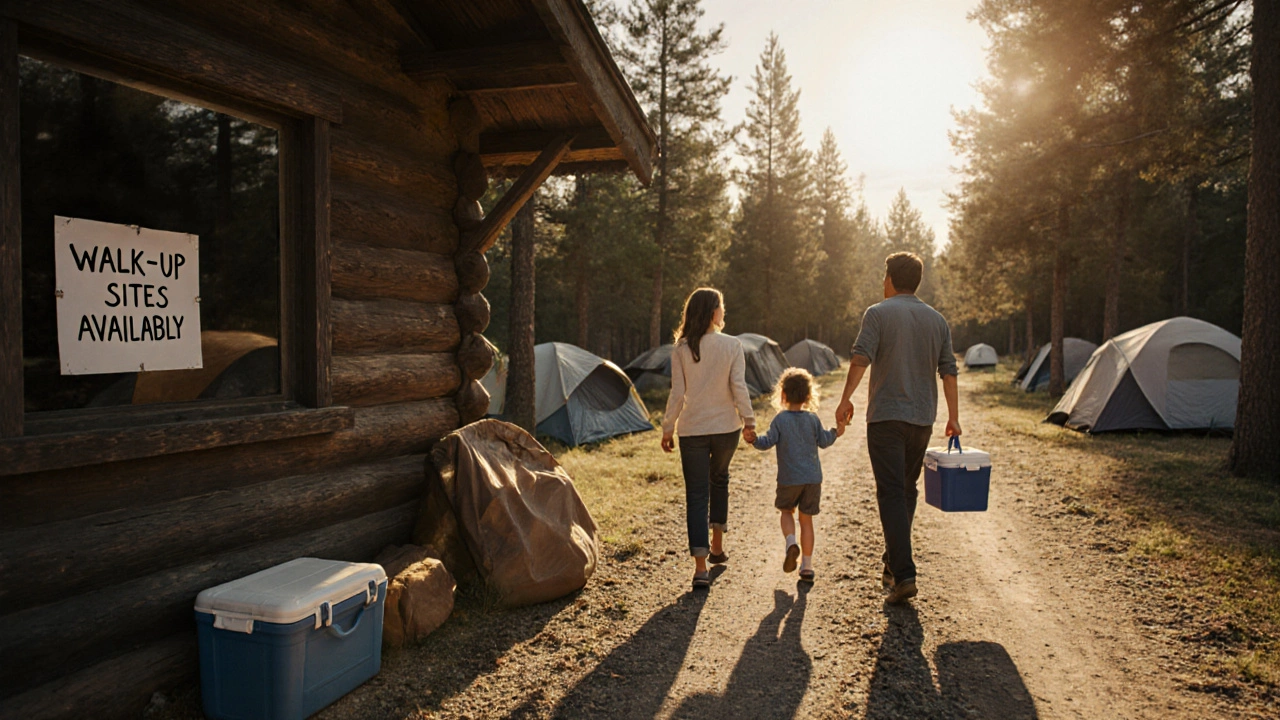 What Does Walk-Up Mean on Reserve America? Last-Minute Campsite Guide