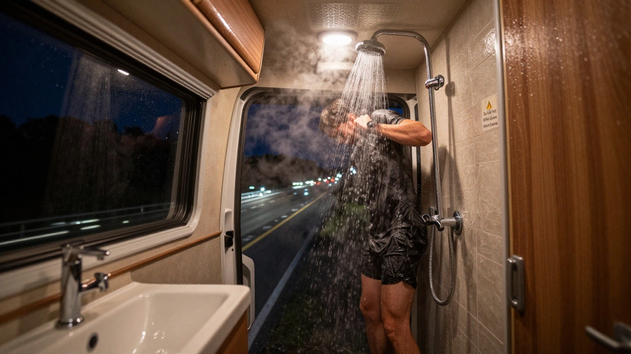 Can You Shower in a Motorhome While Driving? Safety and Practical Tips